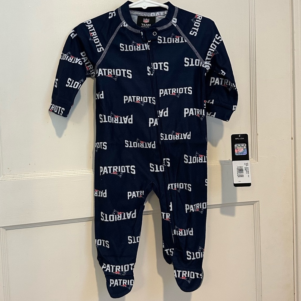 NFL Kids One Piece Footie - New England Patriots